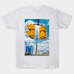 Between the Lights. Toronto Cityscape Photograph T-Shirt